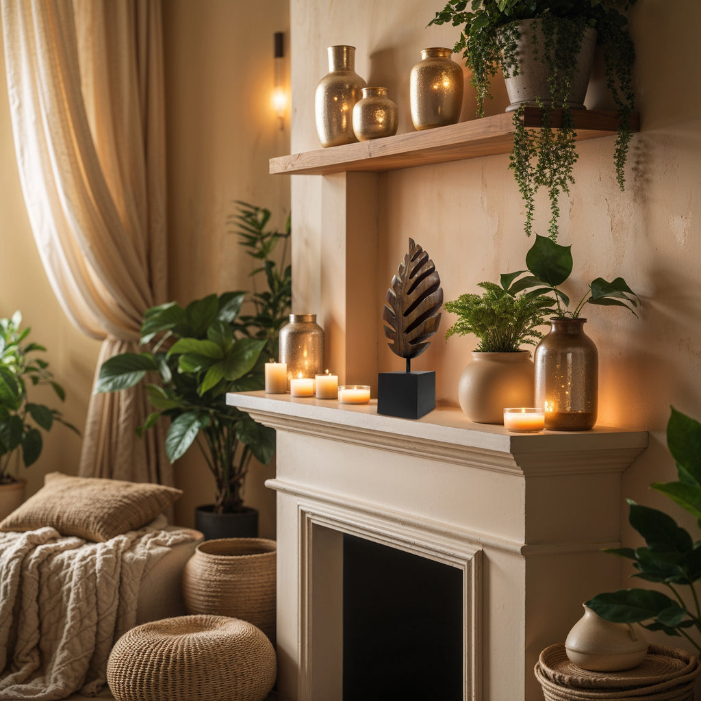 Madilyn Leaf – Hand-Carved Wooden Sculpture, Artistic Home Décor, Gift for Mom