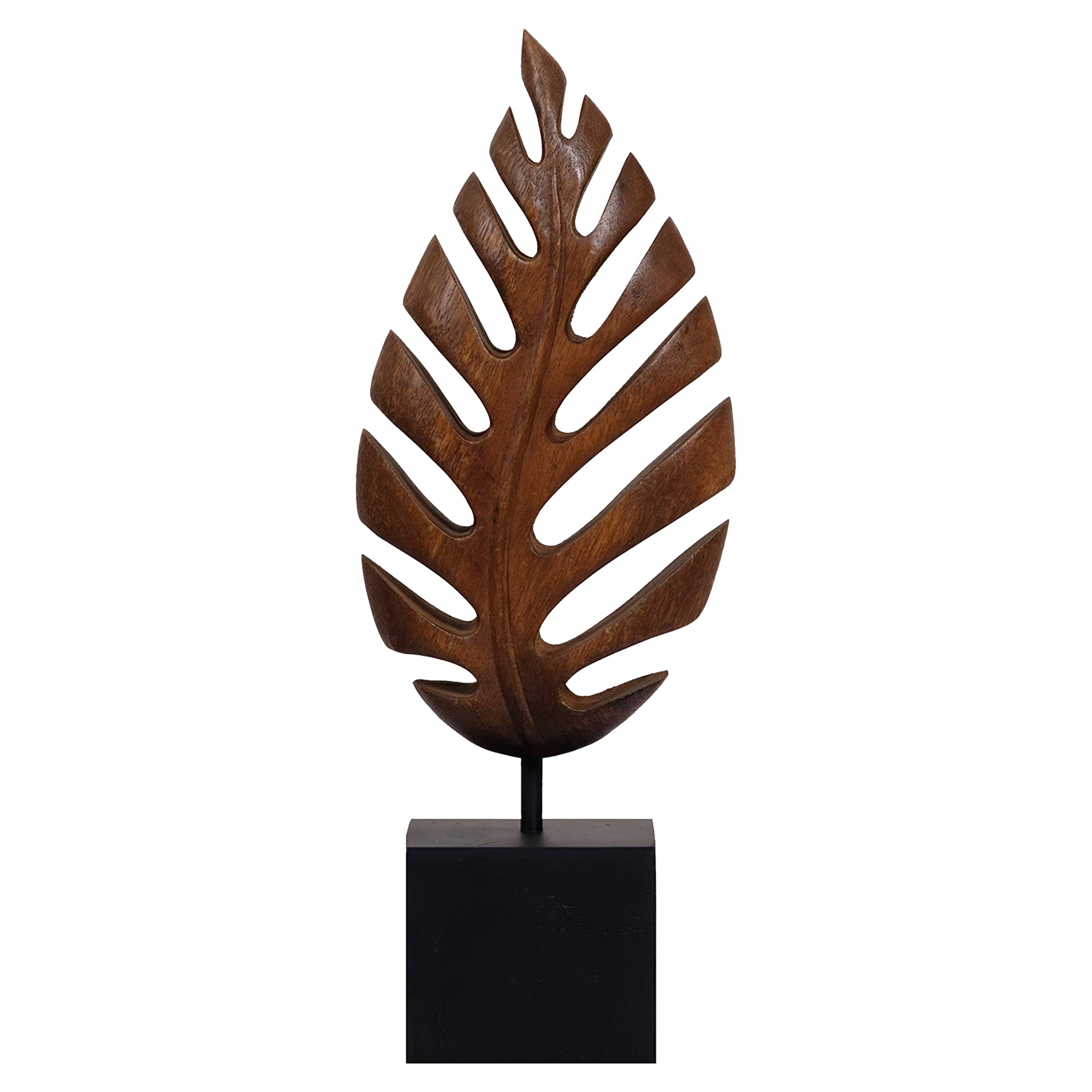 Madilyn Leaf – Hand-Carved Wooden Sculpture, Artistic Home Décor, Gift for Mom