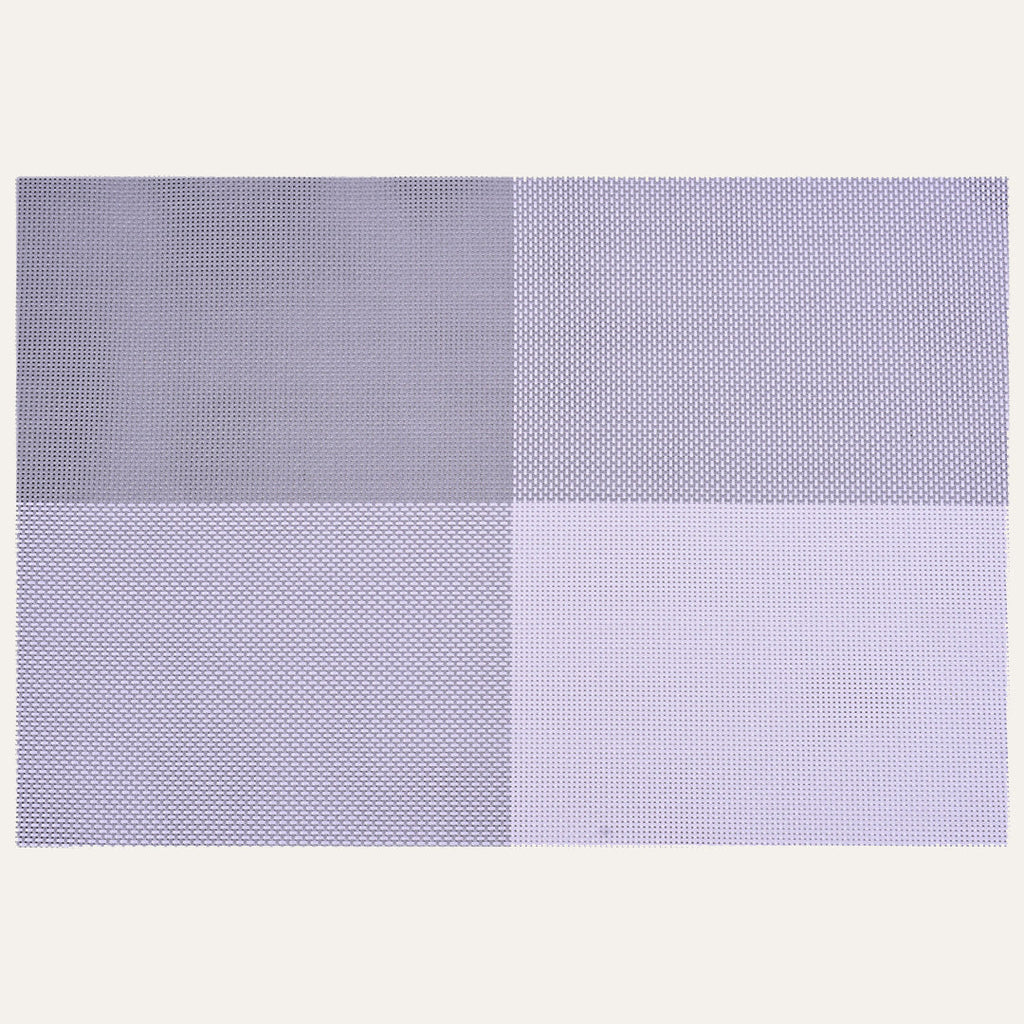 Notting Hill White Gray Placemats – Washable Heat Resistant