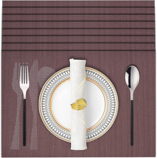 Cambridge Brown Vinyl Placemats – Heat & Scratch Resistant