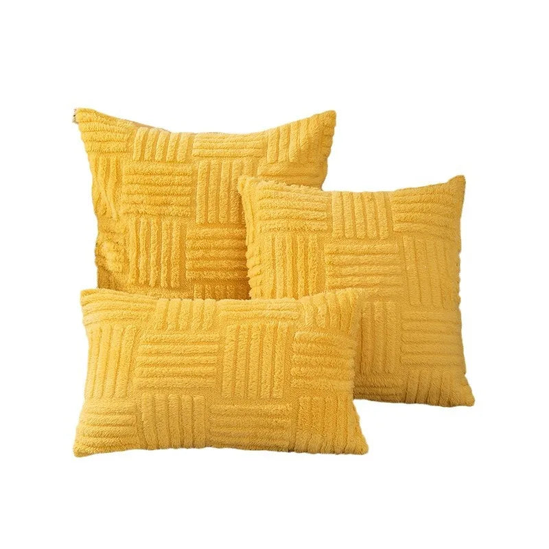 Throw Pillow Covers Knitting Fur