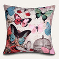 Butterfly Printed Design Throw Pillow Covers