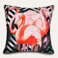Flamingo Printed Design Throw Pillow Covers