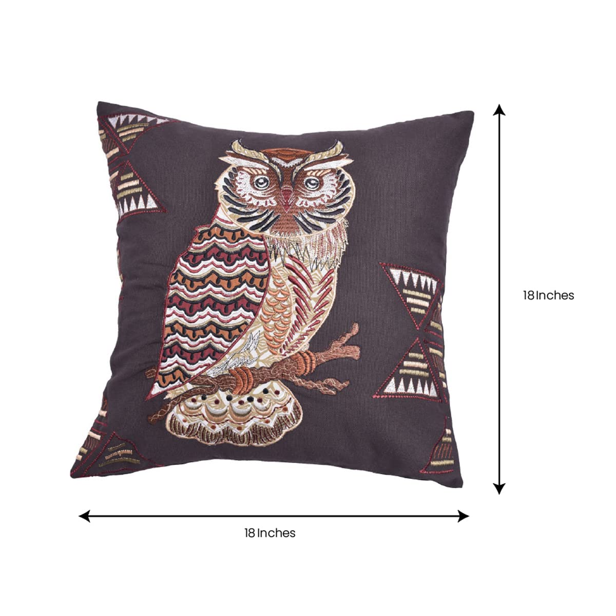 Owl Printed Design Throw Pillow Covers