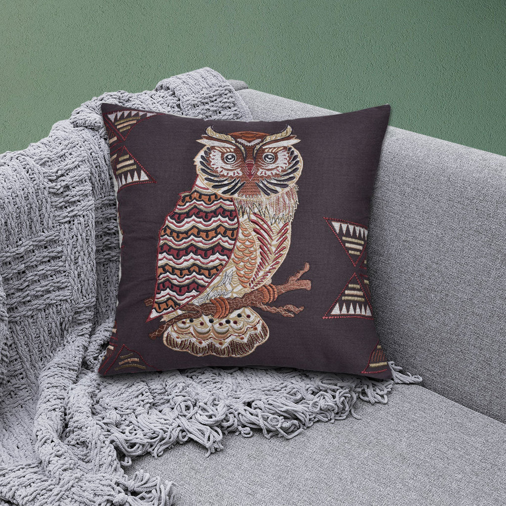 Owl Printed Design Throw Pillow Covers