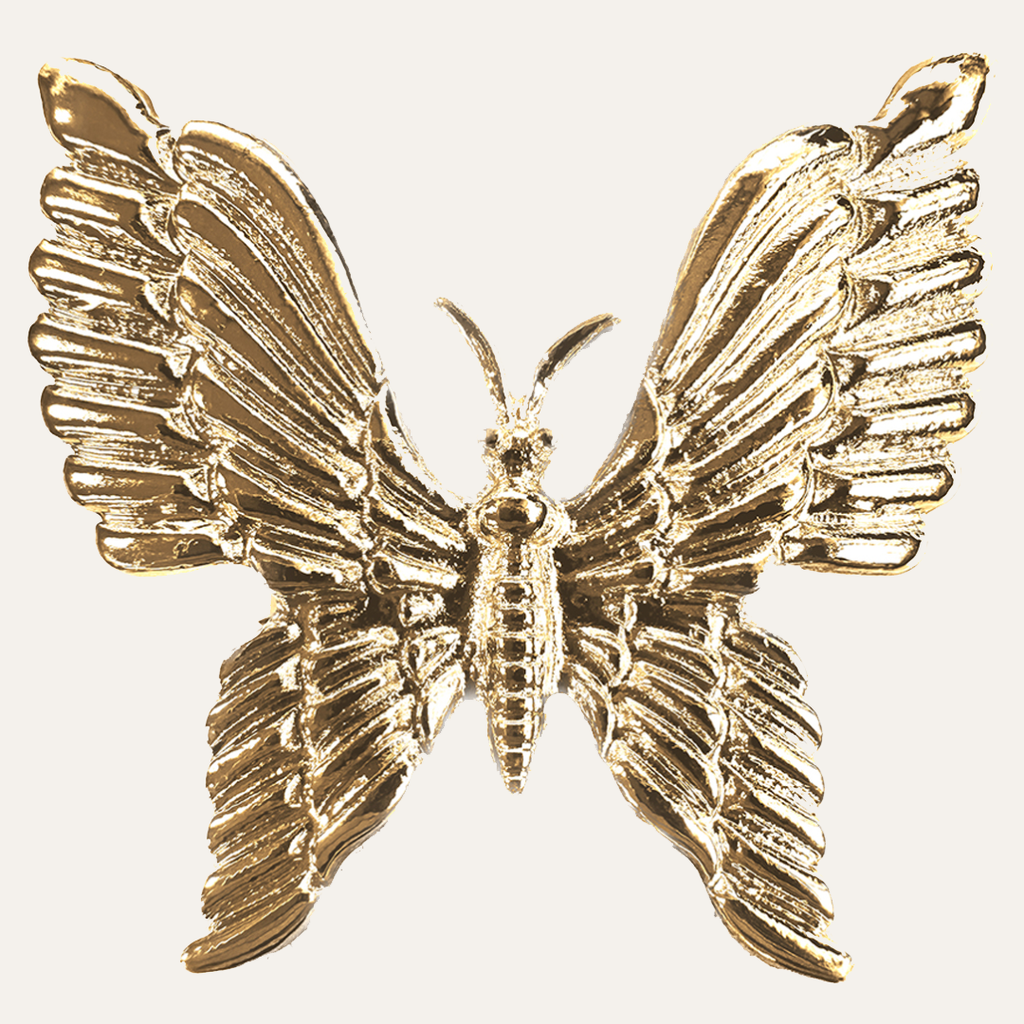 Golden Flutter – Napkin Rings in Gold Butterfly Design, Elegant Decorative Dining Table Décor